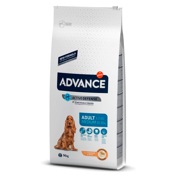 Advance Dog для взрослых собак средних пород с курицей и рисом (на вес за 1кг)