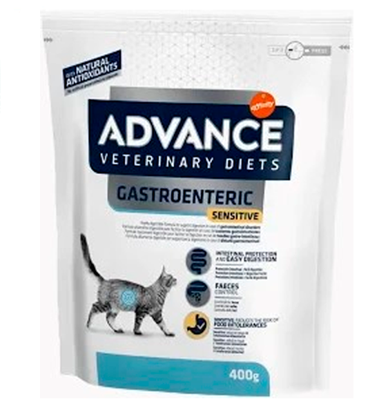 Advance VetDiet Gastroenteric для кошек с проблемами ЖКТ 400г