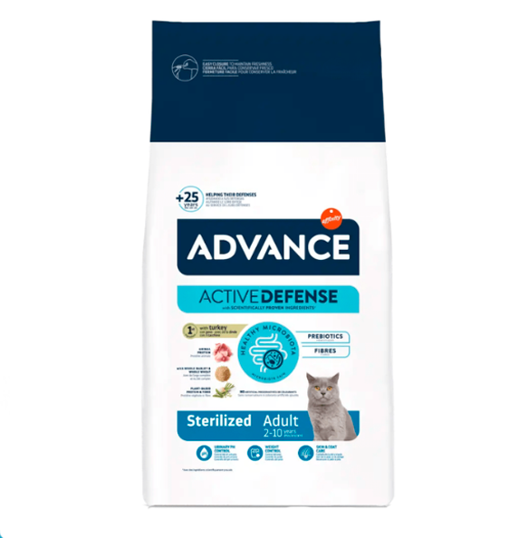 Advance Sterilized с индейкой 400г