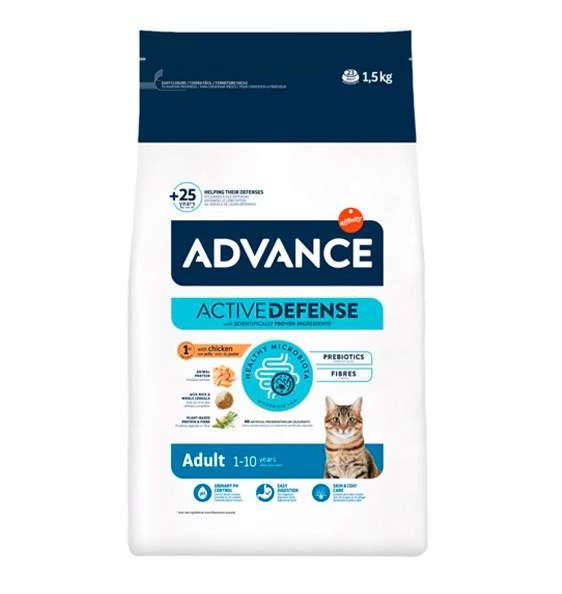Advance Cat Adult с курицей и рисом 1,5кг