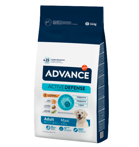 Advance Dog для взрослых собак крупных пород с курицей и рисом (на вес за 1кг)