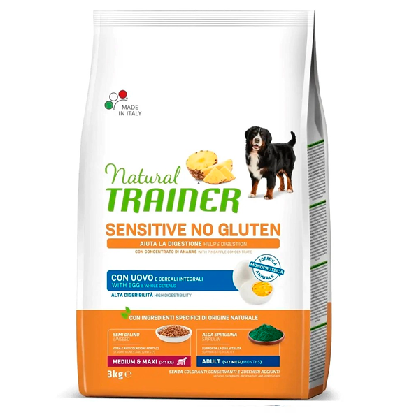 Natural Trainer Sensitive No Gluten Medium&amp;Maxi с яйцом (на вес за 1кг)
